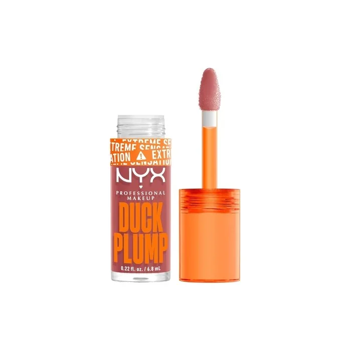 Nyx Professional Makeup Lip Plumping Gloss Intense Colour High Pigmentation Extreme Shine Finish Infused With Spicy Ginger Vegan Formula Duck Plump Nude Swings 03 Nude Swings