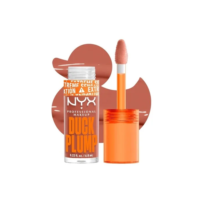 Nyx Professional Makeup Lip Plumping Gloss Intense Colour High Pigmentation Extreme Shine Finish Infused With Spicy Ginger Vegan Formula Duck Plump Apri Caught