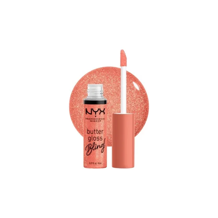 NYX PROFESSIONAL MAKEUP Butter Gloss Bling Lip Gloss Non Sticky and Shiny Vegan Lip Makeup Dripped Out