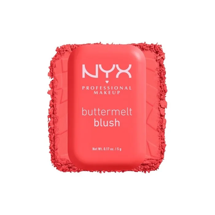 NYX Professional Makeup Buttermelt Powder Blush with Shea and Mango Butter Vegan Formula Shade Had Butta