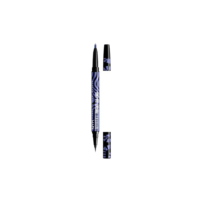 Nyx Professional Makeup Beetlejuice Pinstripe Duo Eye Liner Dualended Black