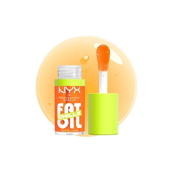 Nyx Professional Makeup Fat Oil Chillz Moisturizing Shiny Vegan Tinted Lip