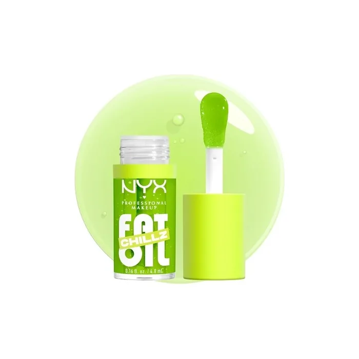 Nyx Professional Makeup Fat Oil Chillz Moisturizing Shiny Vegan Tinted Lip