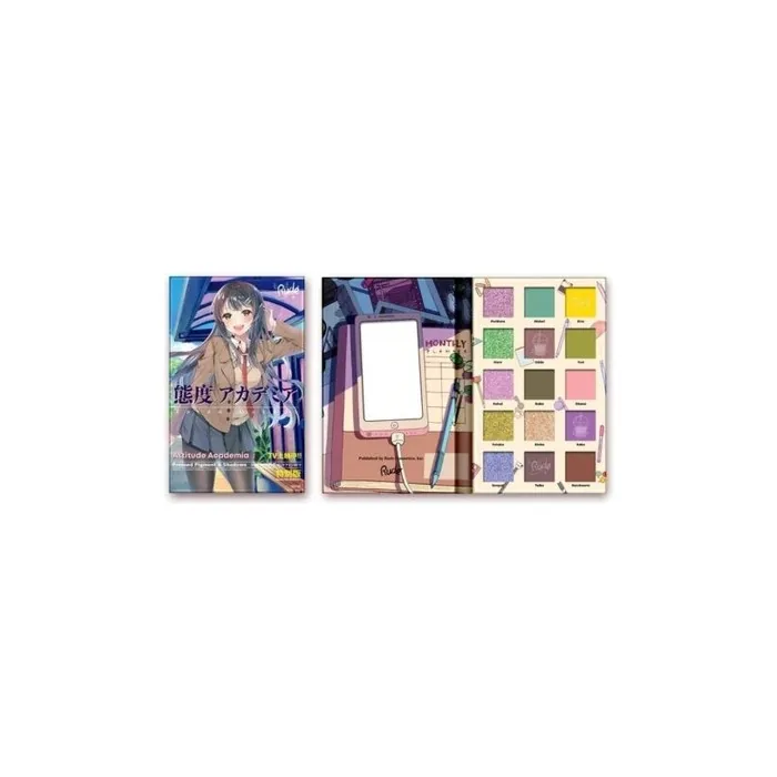 Rude Attitude Academia Pressed Pigment and Shadows Palette