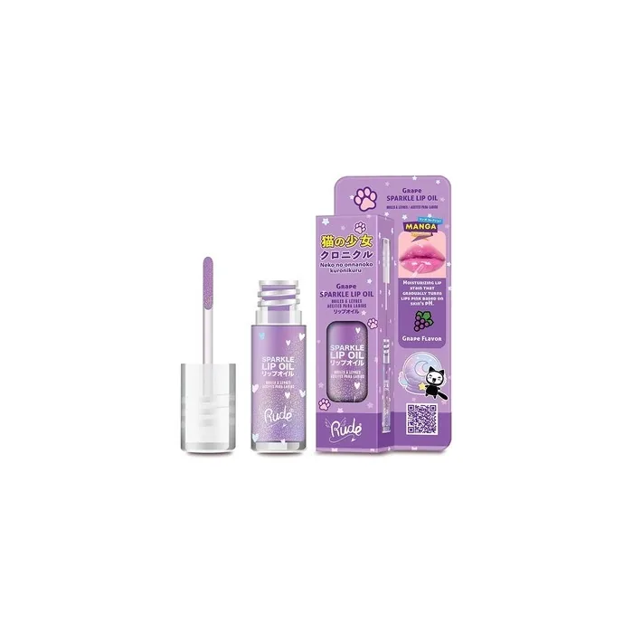 RUDE Manga Sparkle Lip Oil