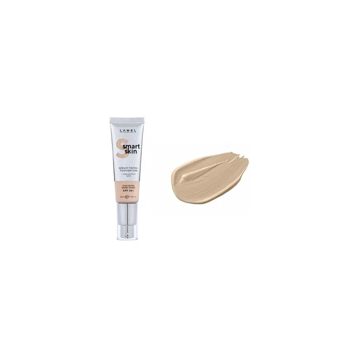 Lamel Smart Skin Serum Tinted Foundation Hydrating Base With Hyaluronic Acid No 403 Ivory 35 Ml