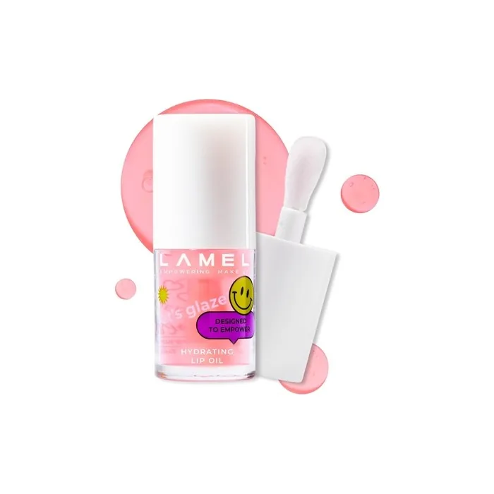 Lamel Hydrating Lip Oil Let's Glaze - Hydrating Lip Gloss Flavoring Oil