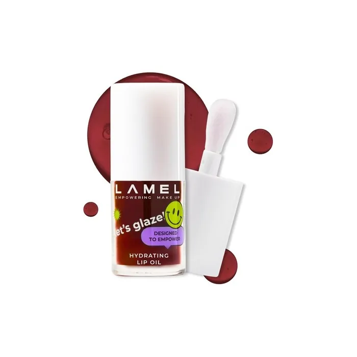 Lamel Hydrating Lip Oil Let's Glaze - Hydrating Lip Gloss Flavoring Oil