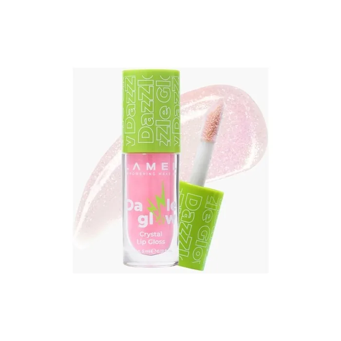 Lamel Dazzle Glow Crystal Clear Lip Gloss - Hydrating Non-Sticky Lip Gloss