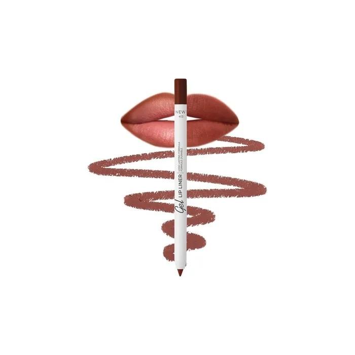 Lamel Matte Gel Lip Liner Pencil Weightless & Creamy Texture Sharpenable