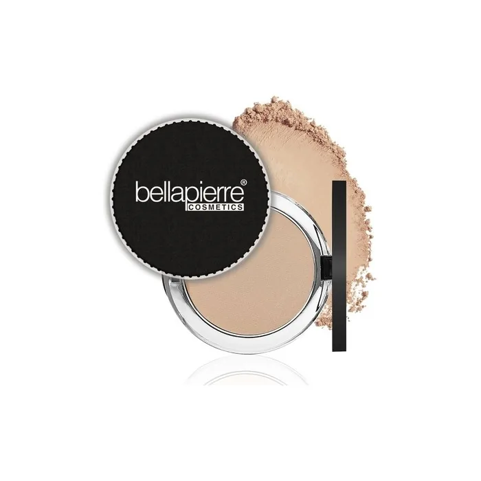 Bellapierre Compact Mineral Foundation SPF 15 Vegan Cruelty Free Full Coverage Hypoallergenic Safe for All Skin Types Oil Talc Free 0.35oz Cinnamon