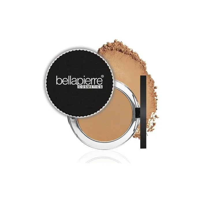 Bellapierre Compact Mineral Foundation SPF 15 Vegan Cruelty Free Hypoallergenic Full Coverage 10 Grams Cafe