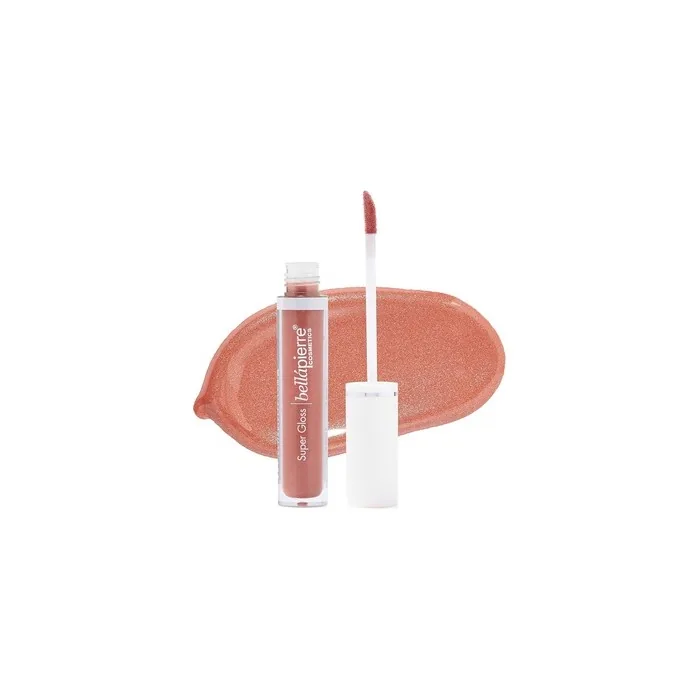 Bellapierre New Super Gloss Richly Pigmented Mineral Lip Gloss 100% Natural Formulation Non-Toxic and Paraben Free Long Lasting Nourishing Color Vanilla Pink