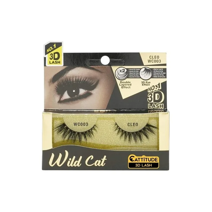 Wild Cat Attention 3d Lashes Wc003 Cleo