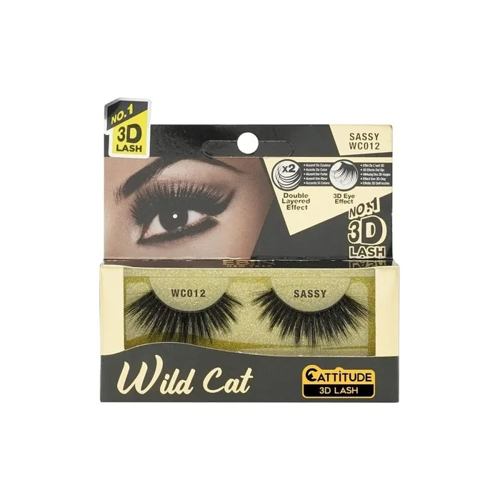 Wild Cat Attention 3d Lashes Wc012 Sassy
