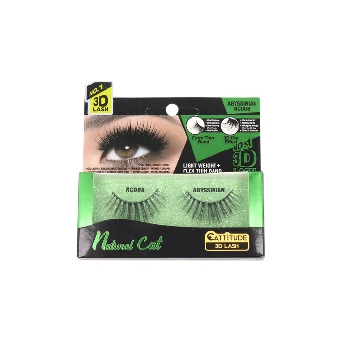 Ebin New York Natural Cat Lash Abyssinian - False Eyelashes