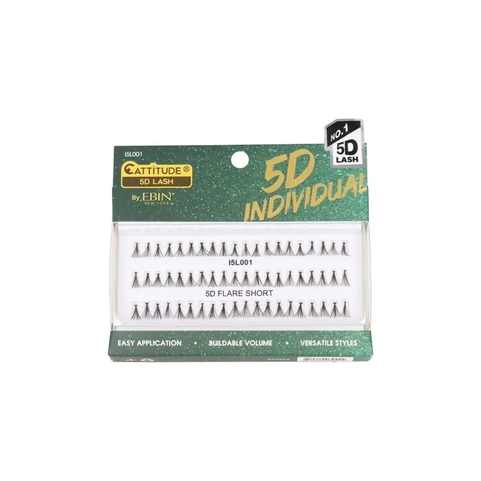 Ebin New York Cattitude 5d Individuals Lash 001 - High Quality False Eyelashes