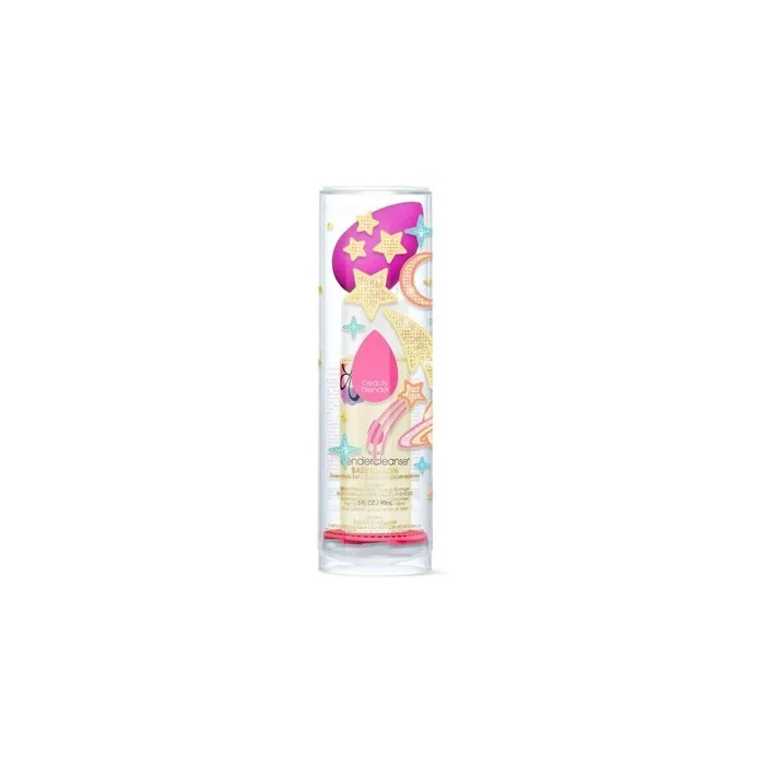 BeautyBlender Base Station Limited Edition Makeup Set with Sponge, Liquid Blendercleanser 88ml, and Silicone Cleaning Mat - Pack of 3