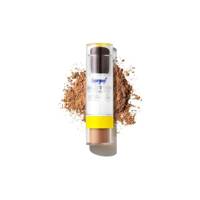 Supergoop Re Setting Mineral Powder Deep 0.15 Oz Makeup Setting Powder
