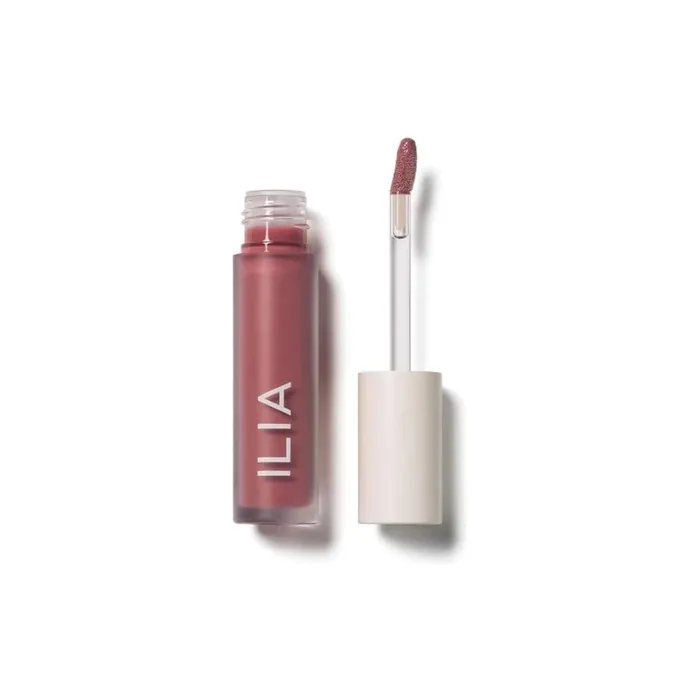 Ilia Natural Balmy Gloss Tinted Lip Oil Non Toxic Cruelty Free Clean Beauty Linger Berry Mauve