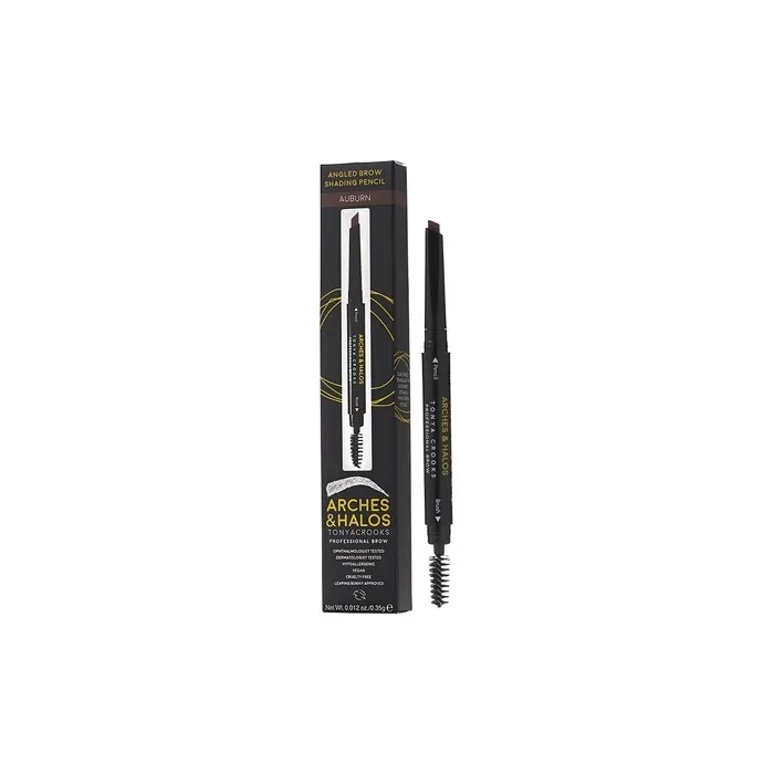 Arches And Halos Angled Brow Shading Pencil Auburn 0012 Oz