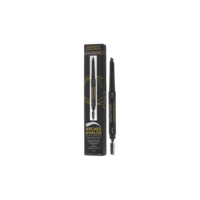 Arches And Halos Angled Brow Shading Pencil Dark Brown 0012 Oz Eyebrow Pencil