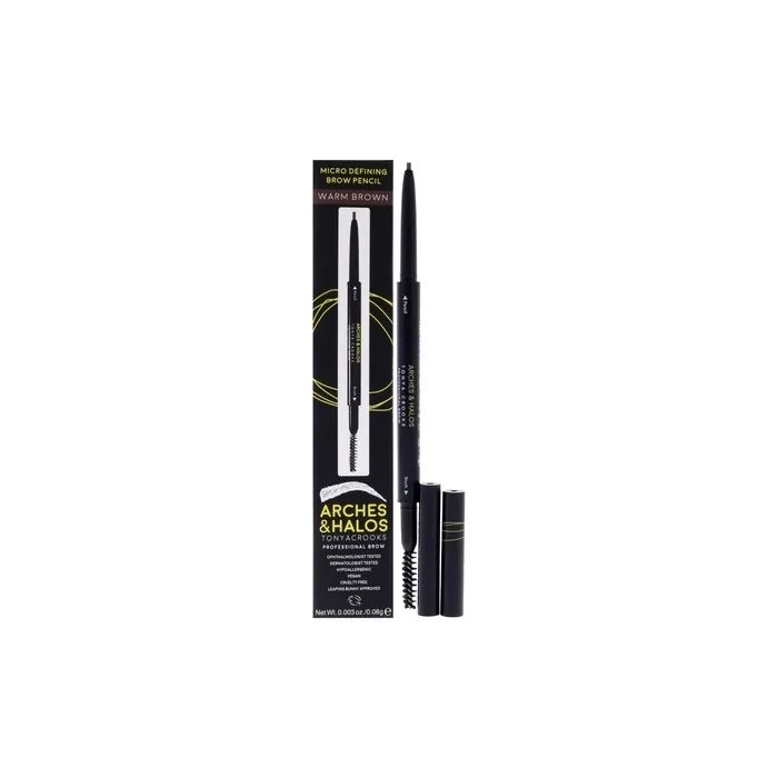 Arches And Halos Micro Defining Brow Pencil Warm Brown 0003 Oz Eyebrow Pencil