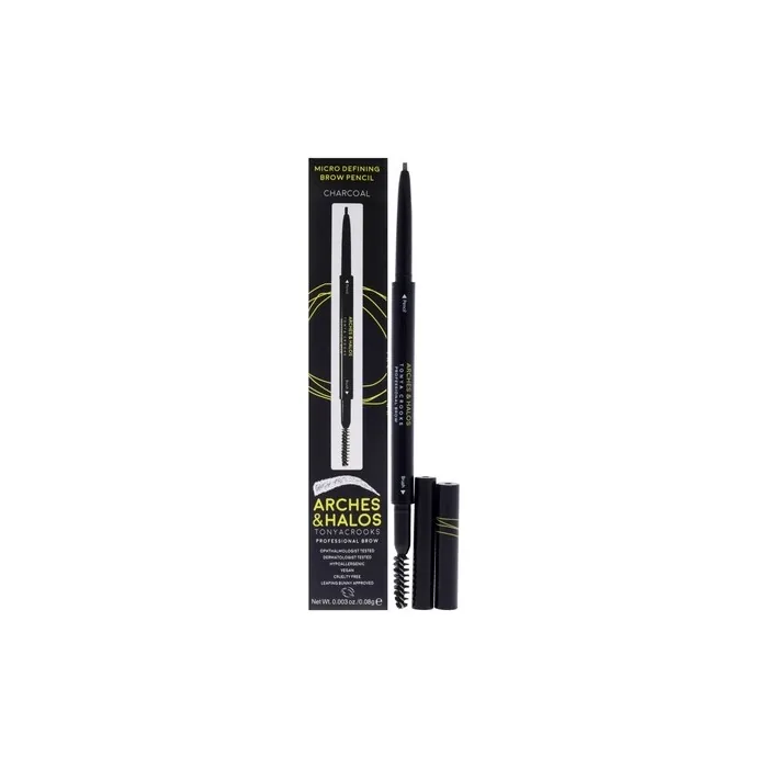 Arches And Halos Micro Defining Brow Pencil Charcoal 0003 Oz Eyebrow Pencil