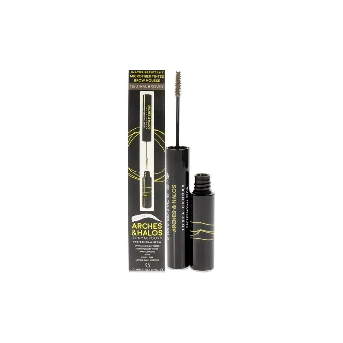 Arches And Halos Microfiber Tinted Brow Mousse Neutral Brown 0106 Oz