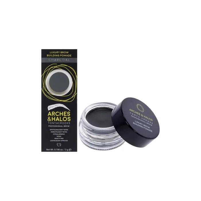 Arches And Halos Luxury Brow Building Pomade Charcoal 0106 Oz