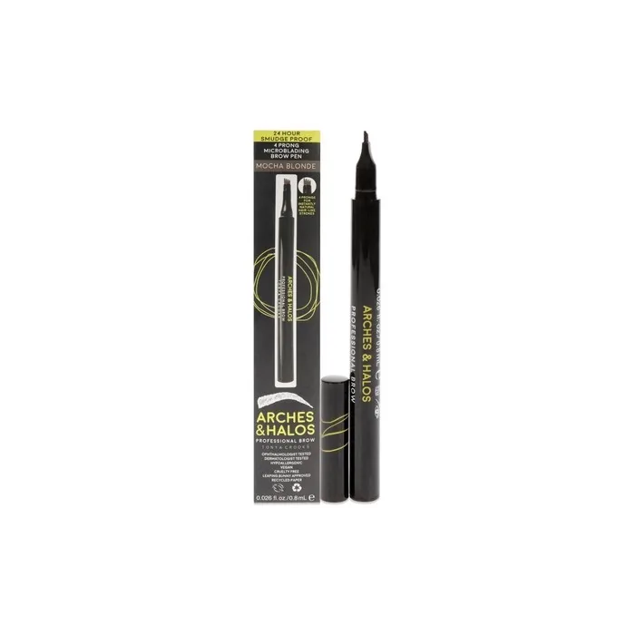 Arches And Halos 4 Prong Microblading Brow Pen Mocha Blonde 0026 Oz