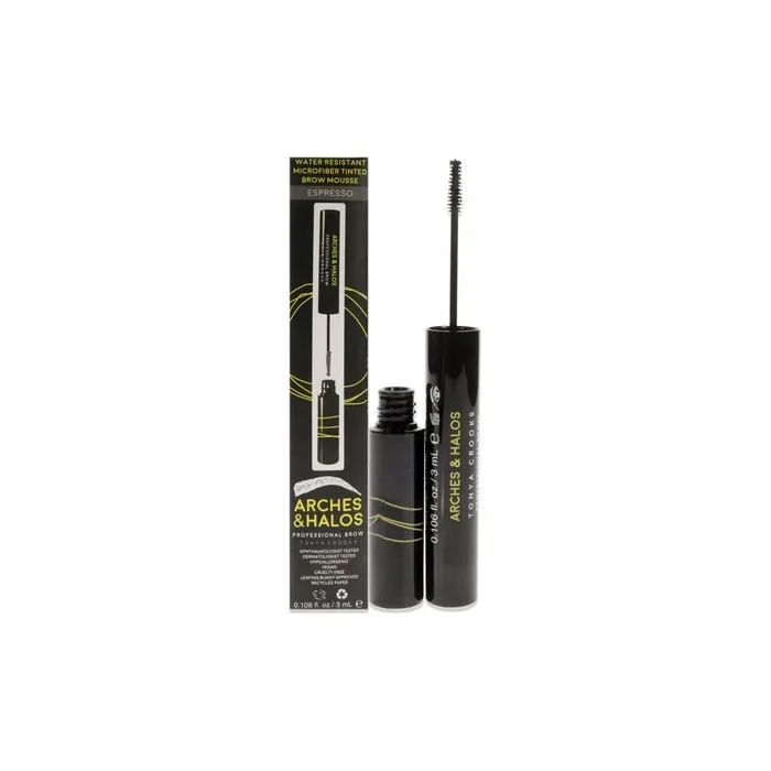 Arches And Halos Microfiber Tinted Brow Mousse Espresso 0106 Oz