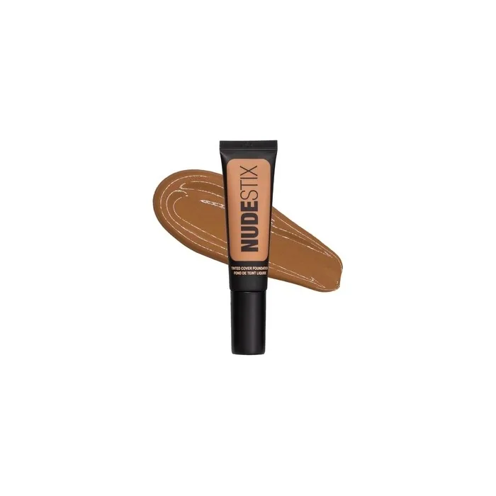 Nudestix Tinted Cover Liquid Foundation Buildable Coverage for Even Skin Tone Shade Nude 8 0.84 fl oz