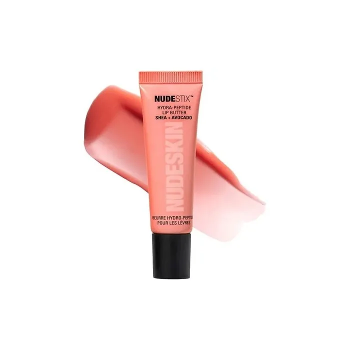 Nudestix Hydrapeptide Lip Butter In Candy Kiss Soft Pink Tint Gloss Nib