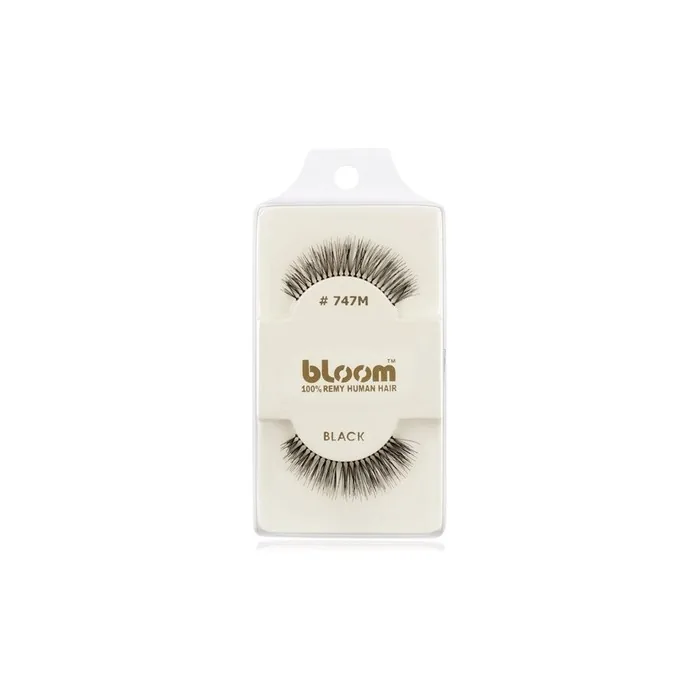 Bloom Natural False Eyelashes In Black 1 Cm