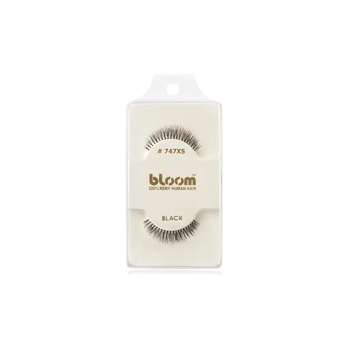 Bloom Natural False Eyelashes No 747xs Black 1 Cm