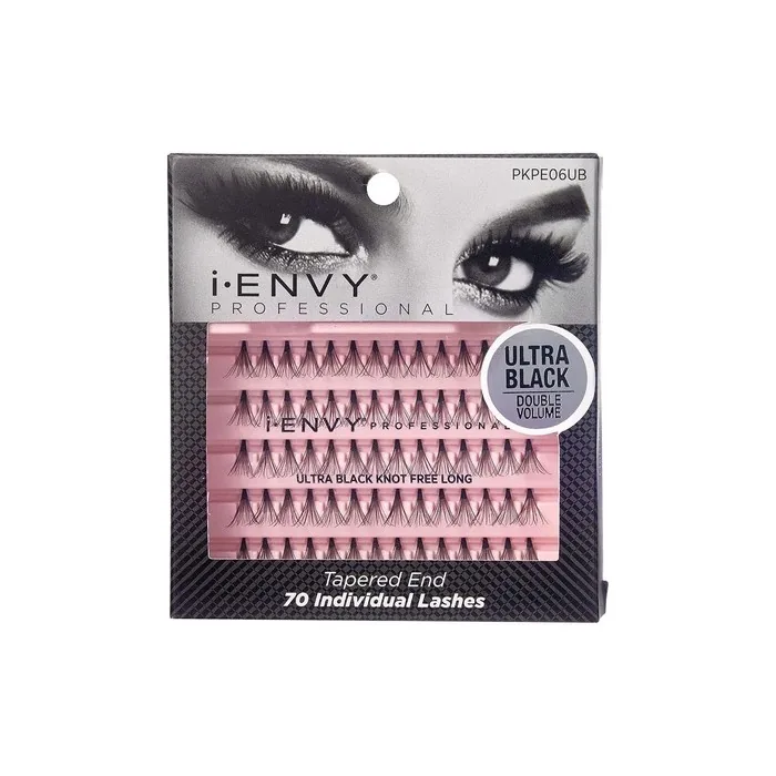 I Envy Individual Lash/Ultra Black Know Free Long 70pc Pkpe06ub