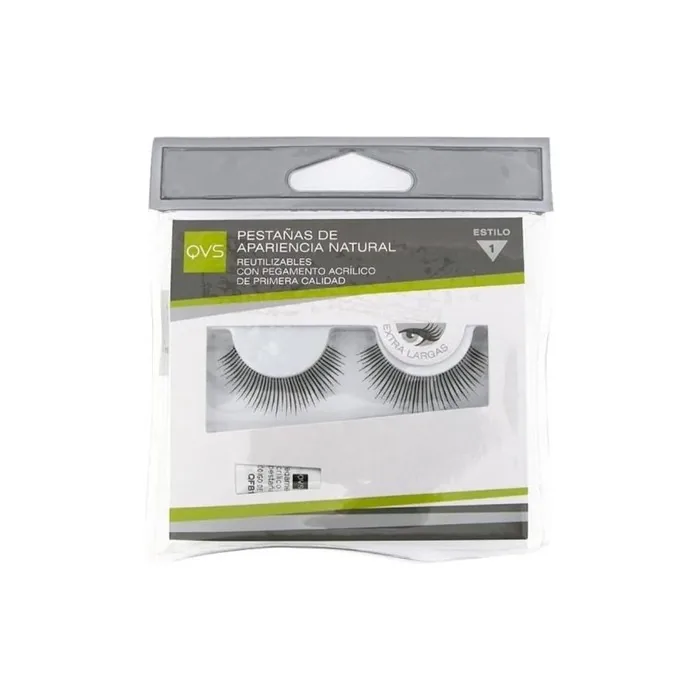 QVS Spiked False Lashes for Day Wear with Glue