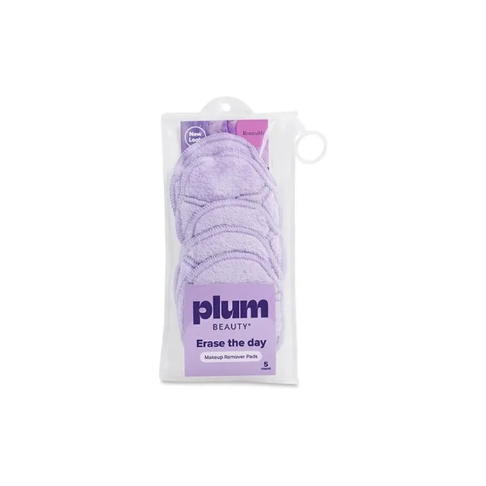 Plumbeauty Makeup Remover Pads 5 Pieces