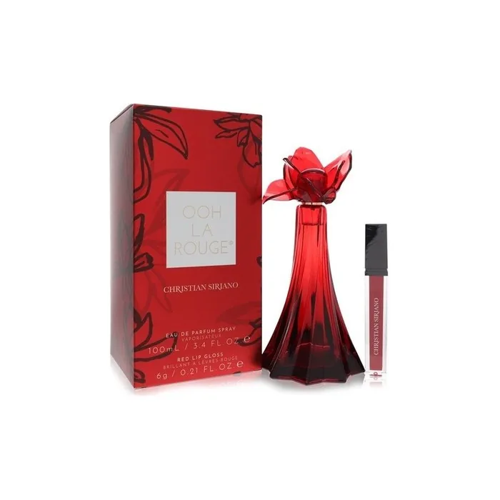 Christian Siriano Ooh La Rouge Christian Siriano Edp With 021 Oz Red Lip Gloss 34
