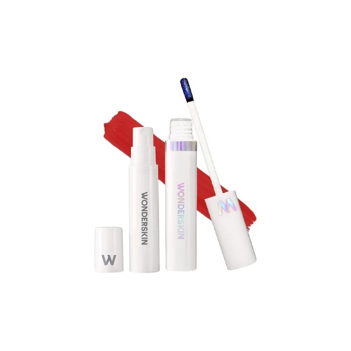 Wonderskin Wonder Blading Lip Stain Kit Hayley Rich Neutral Red