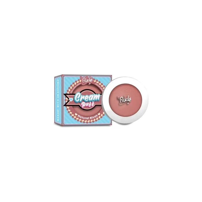 RUDE Cream Puff Smooth Long Lasting Natural Blush Mochi