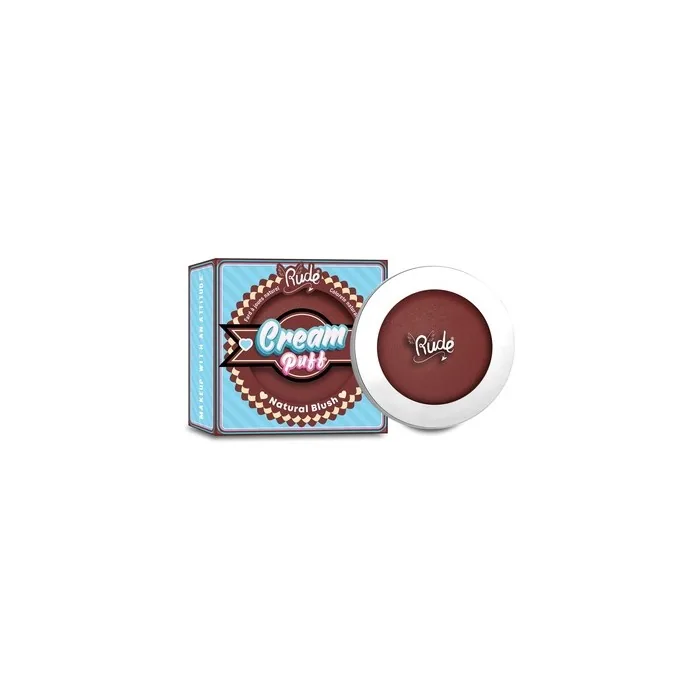 RUDE Cream Puff Smooth Long Lasting Natural Blush Red Velvet