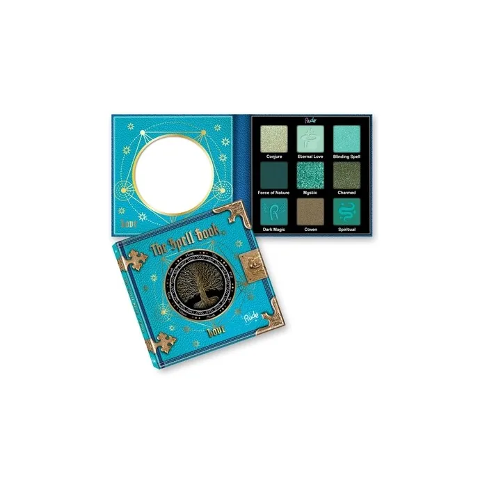 RUDE The Spell Book Smooth and Blendable Eyeshadow Palette Love