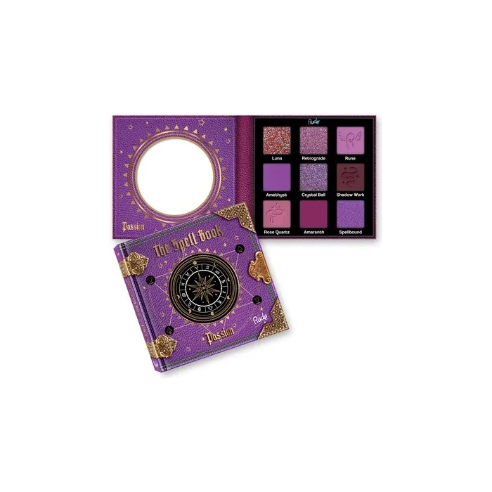 RUDE The Spell Book Smooth and Blendable Eyeshadow Palette Passion