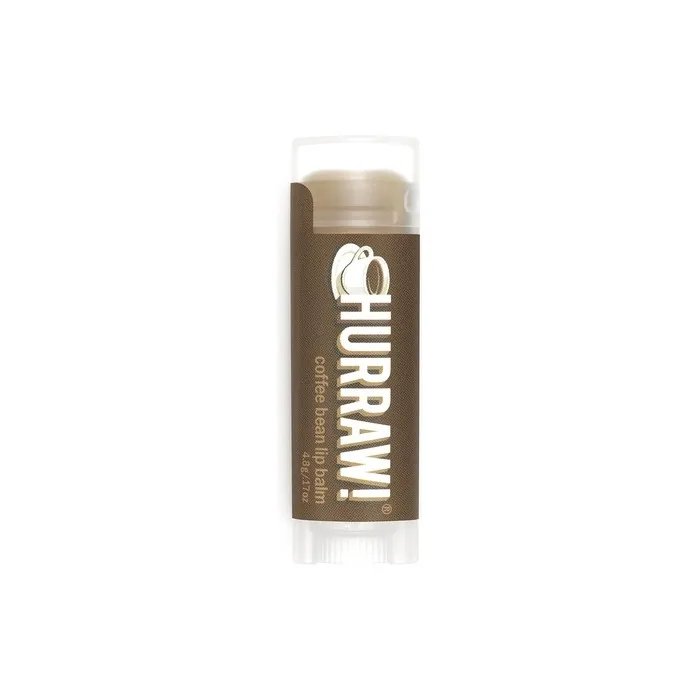 Hurraw Coffee Bean Lip Balm Organic Certified Vegan Crueltyfree Glutenfree