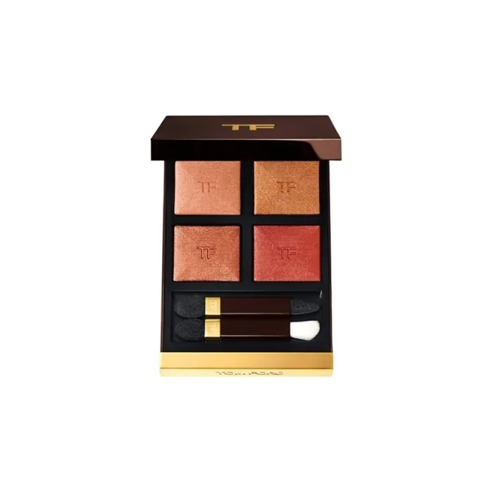 Tom Ford Eye Color Quad 41 Peach Dawn Shimmering Peach Golds Auburn 21 Oz 6g