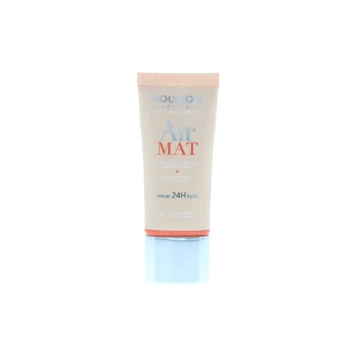 Bourjois Air Matt 24h Foundation 01 Ivory Rose 30ml Mattifying Covering Makeup