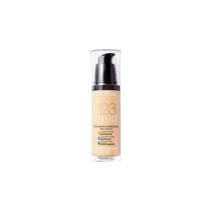 Bourjois 123 Perfect Foundation - 51 Light Vanilla, 30ml