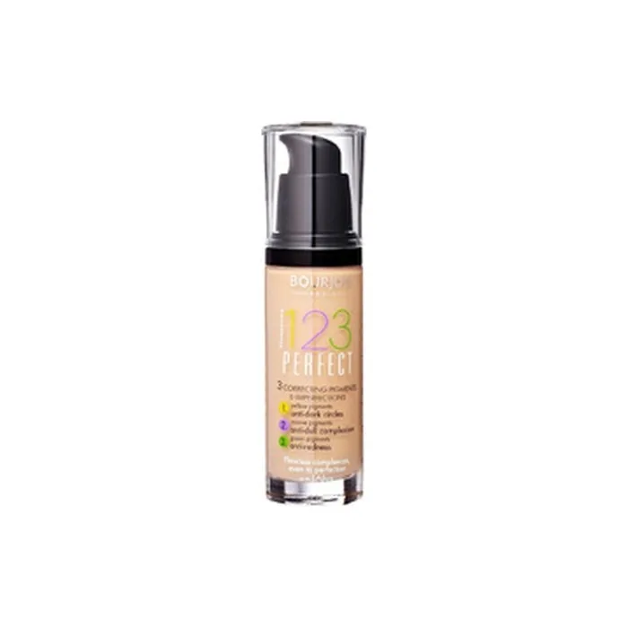 Bourjois 123 Perfect Foundation Makeup For Perfect Skin 30 Ml Shade 52 Vanille
